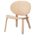 FRÖSET Easy chair, white stained oak veneer