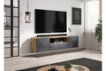 Wall-Mounted TV Cabinet Asha 167 cm, artisan/rivier stone mat