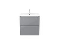 Wall-mounted Basin Cabinet GoodHome Imandra 60cm, grey