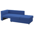 SKÖNABÄCK 2-seat sofa-bed, Knisa bright blue