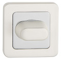 Metalbud Door Escutcheon, satin silver