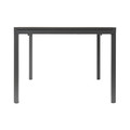 GoodHome Garden Extendable Table Baradal, aluminium/glass