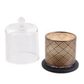 Scented Candle in a Glass Shade Ambre
