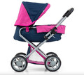 Milly Mally Doll's Pram Alice Prestige Navy 3+