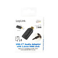 LogiLink USB-C Audio Adapter with 3.5mm TRSS Jack