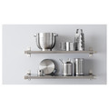 ORDNING Kitchen utensil rack, stainless steel, 18 cm