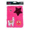 Plush Notebook Llama Pink