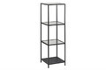 Shelving Unit Seaford VI, black ash