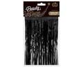 Party Garland Fringes 300cm, metallic black