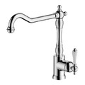 Cooke&Lewis Kitchen Side Lever Tap Belmore, chrome effect