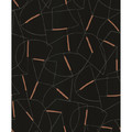 GoodHome Vinyl Wallpaper on Fleece Schiele, black