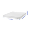 ÅBYGDA Foam mattress, firm/white, 140x200 cm