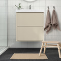 FINTSEN Bath mat, beige, 40x60 cm