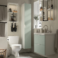 ENHET Bathroom, white/pale grey-green, 64x43x65 cm