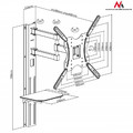 32 "- 55" TV Wall Mount with Shelf Max 30kg