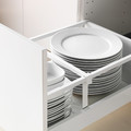 METOD / MAXIMERA Base cb 2 fronts/2 high drawers, white, Bodbyn grey, 40x60 cm