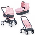 Smoby Maxi-Cosi & Quinny Baby Doll Puschair + Pram 3in1 3+