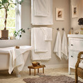 VINARN Bath towel, white, 70x140 cm