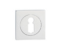 Door Escutcheon Quadro-QR, square, chrome