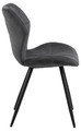 Upholstered Chair Petri, anthracite