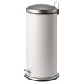 MJÖSA Pedal bin, white, 30 l