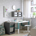 TROFAST Wall storage, grey/white, 34x21x30 cm