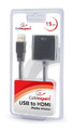 Gembird Adapter USB 3.0/HDMI-A 19pin/female