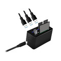 LogiLink USB 3.2 8-Port Mini Docking Station, black