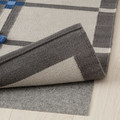 KNYLHAVREN Rug, flatwoven, grey/handmade, 200x300 cm