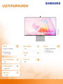 Samsung 27" Monitor LS27C902PAUXDU IPS 5120x2880 5K/UHD+ 16:9 1xminiDP 1xTB4.0