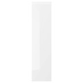 VOXTORP Door, high-gloss white, 20x80 cm