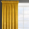 Curtain Rosa 135 x 300 cm, mustard yellow