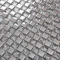 Mosaic Glass Tile Alique GoodHome 30 x 30 cm, silver, 1pc