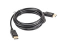 Lanberg Cable DisplayPort M/M 4K 3M black