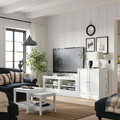 HAVSTA TV storage combination, white, 241x47x89 cm