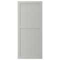 LERHYTTAN Door, light grey, 60x140 cm