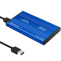 Qoltec External Hard Drive Case HDD/SSD 2.5'' SATA3 | USB 3.0, blue