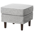 ROCKSJÖN Footstool, Klovsta grey/white