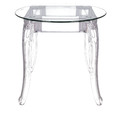 Table Ghost 80cm, transparent
