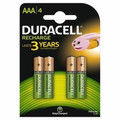 Duracell Rechargeable Battery AAA/LR3 750mAh B4 4pcs