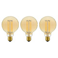 Diall LED Bulb Filament G95 E27 400lm 1800K, amber