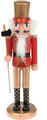 Nutcracker Christmas Decoration 28cm, gold hat