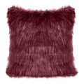 Cushion Eurofirany Furry 45 x 45 cm, dark purple