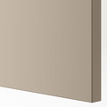FORSAND Door with hinges, beige, 50x195 cm