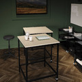 TROTTEN Underframe for table top, anthracite, 80x80x100 cm