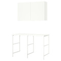 ENHET Storage combination, white, 139x63.5x90.5 cm