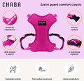 CHABA Dog Harness Guard Comfort Classic L, fuchsia