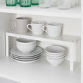 VARIERA Shelf insert, white, 46x14x16 cm