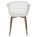 Chair Becker, white/natural