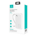 USAMS Power Bank Powerbank PB56 10000mAh 2xUSB, white